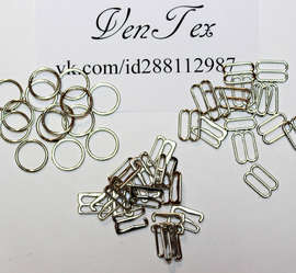Кольцо для бретели 12 мм, серебро 450БФ